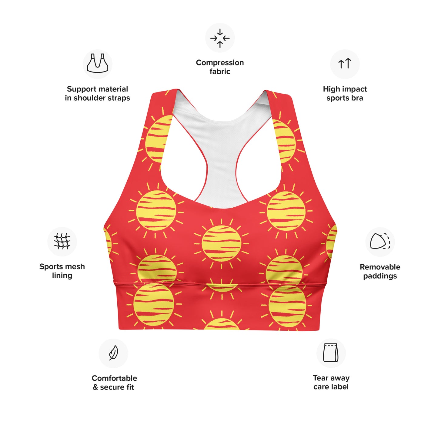 Empowered Longline sports bra
