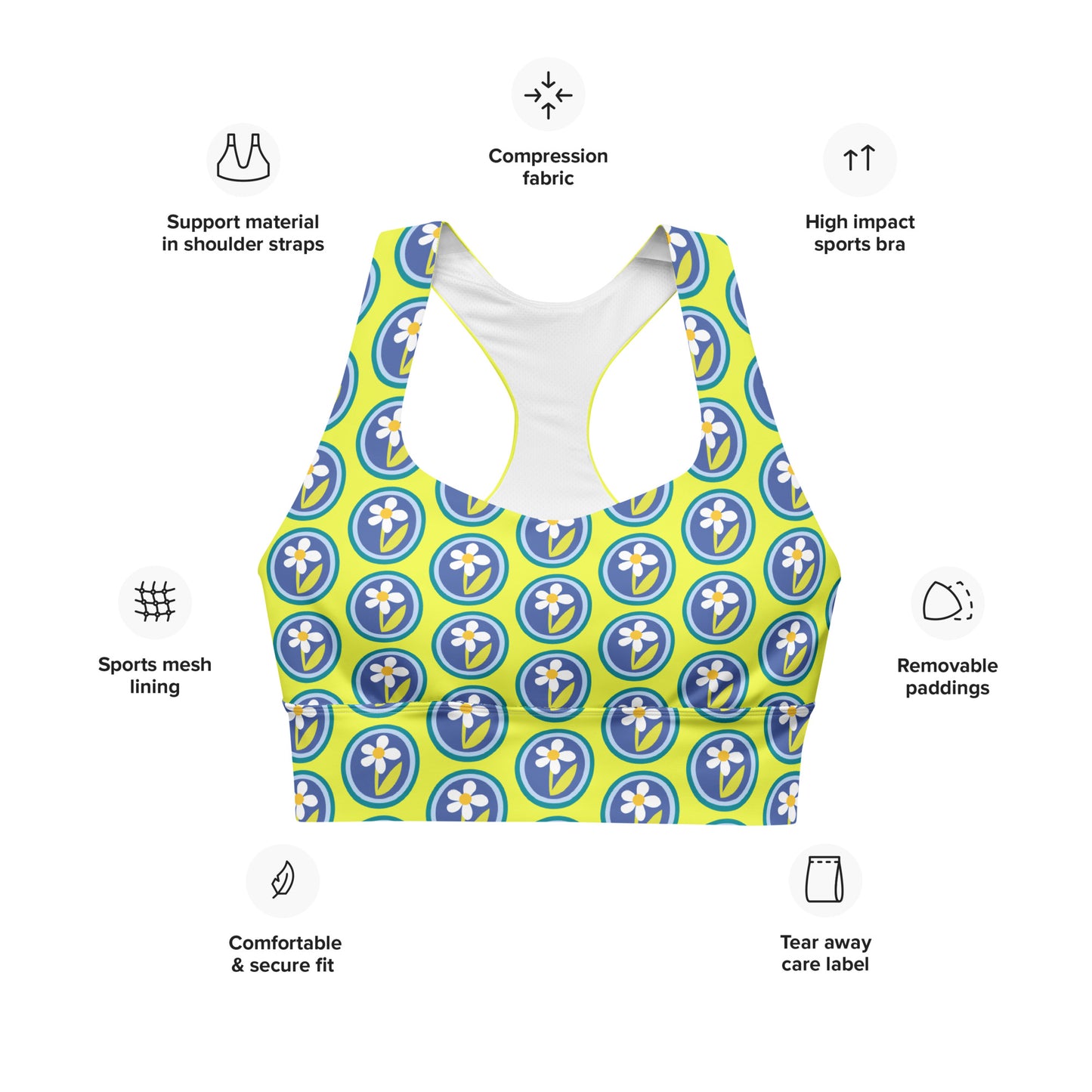 Empowered Longline sports bra