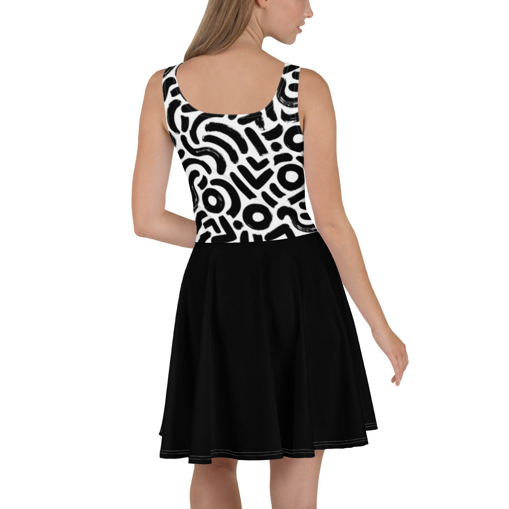 Tribal Love Skater Dress