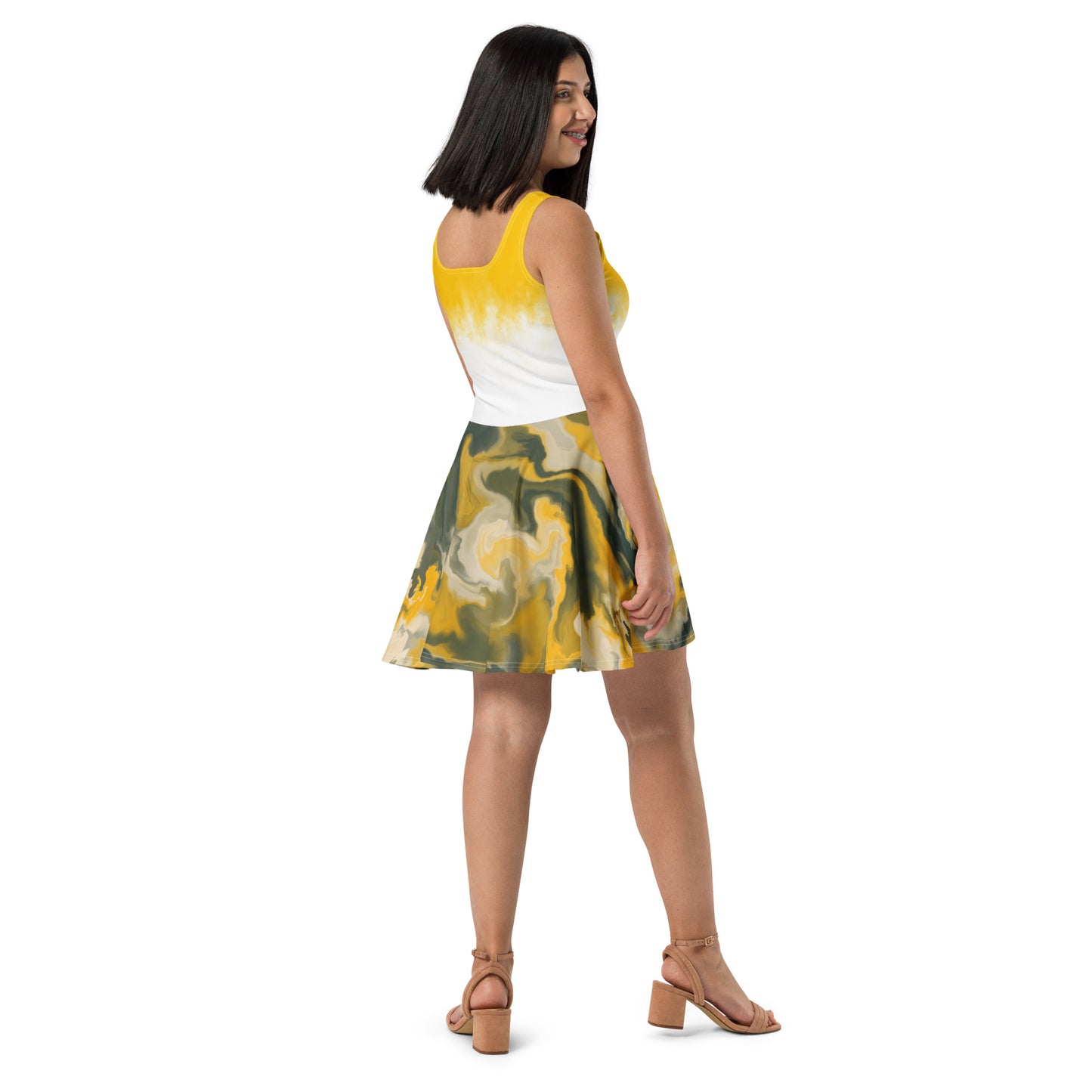 Sunshine and Earth Skater Dress