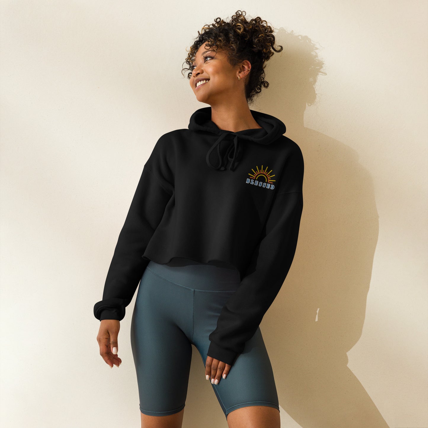 Blessed Crop Hoodie