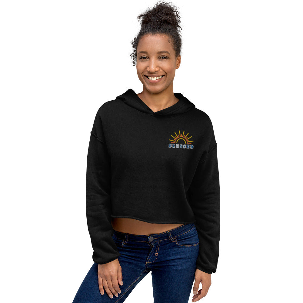 Blessed Crop Hoodie