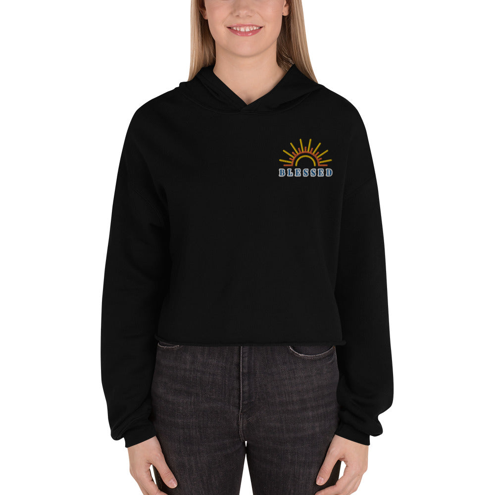 Blessed Crop Hoodie