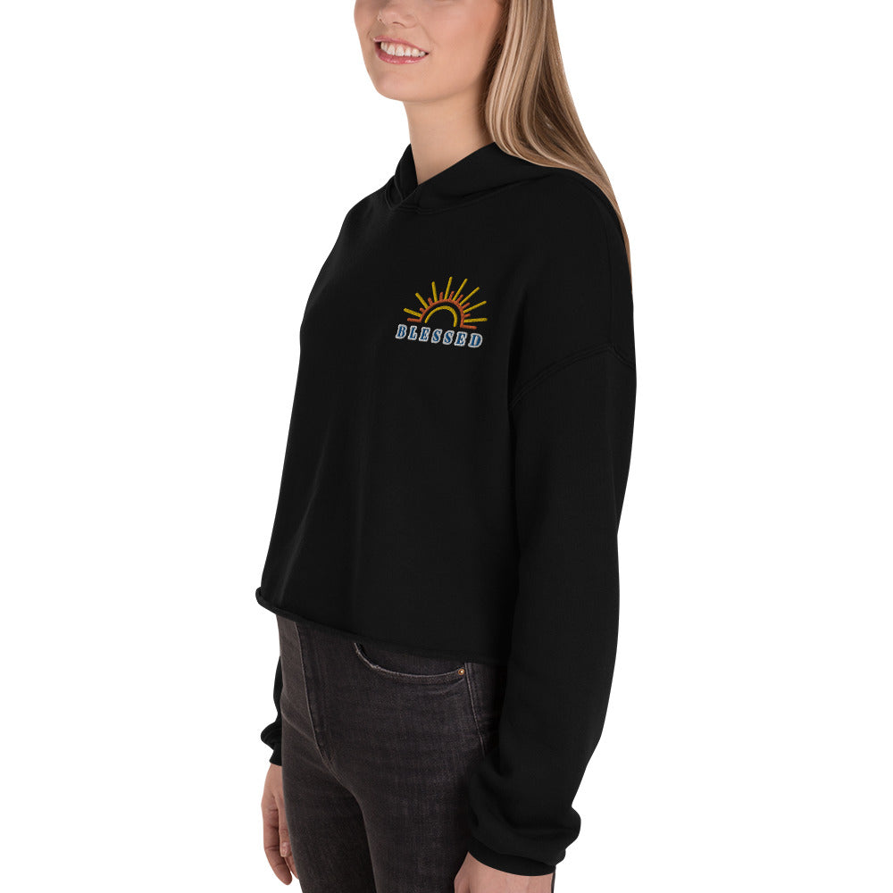 Blessed Crop Hoodie