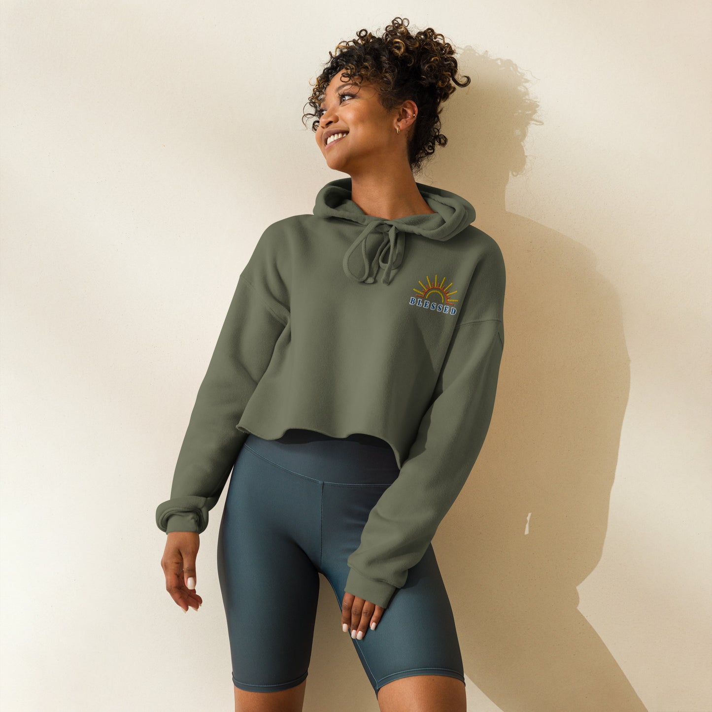 Blessed Crop Hoodie