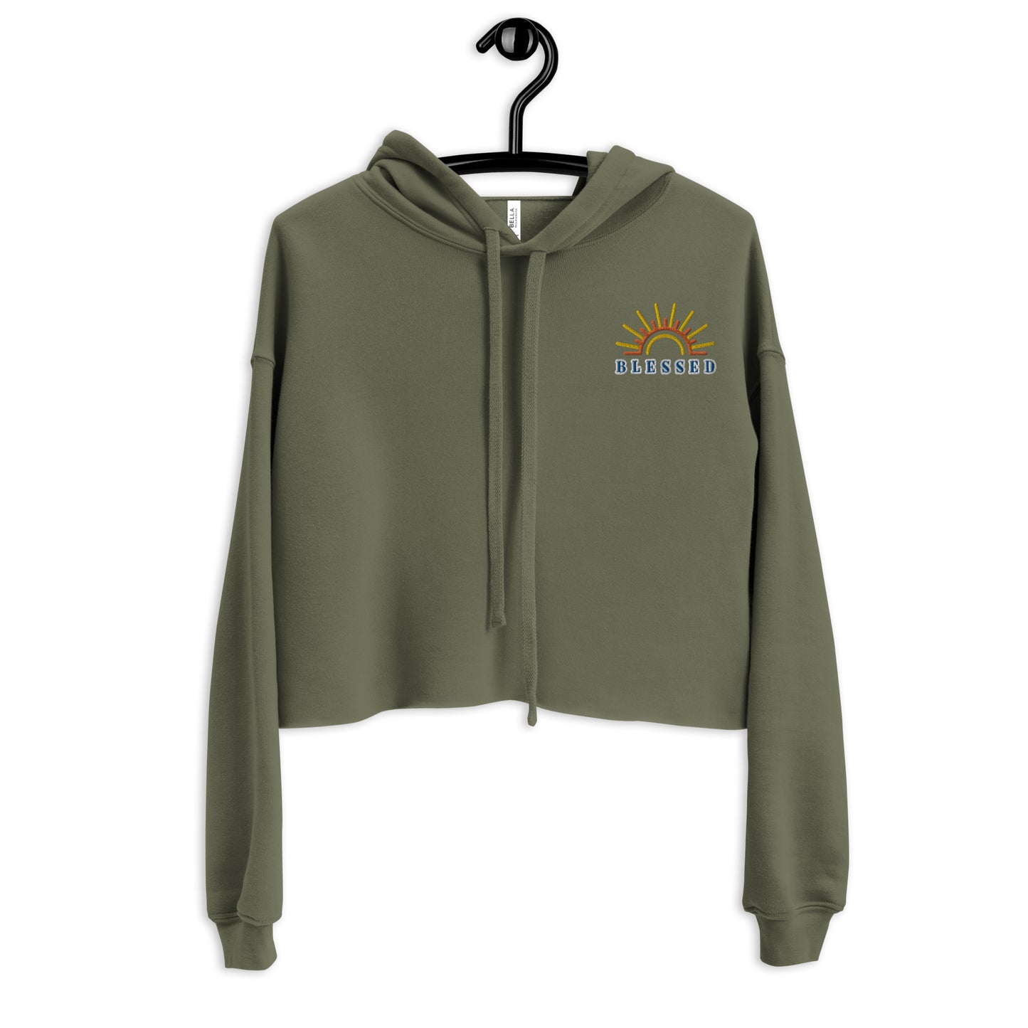 Blessed Crop Hoodie