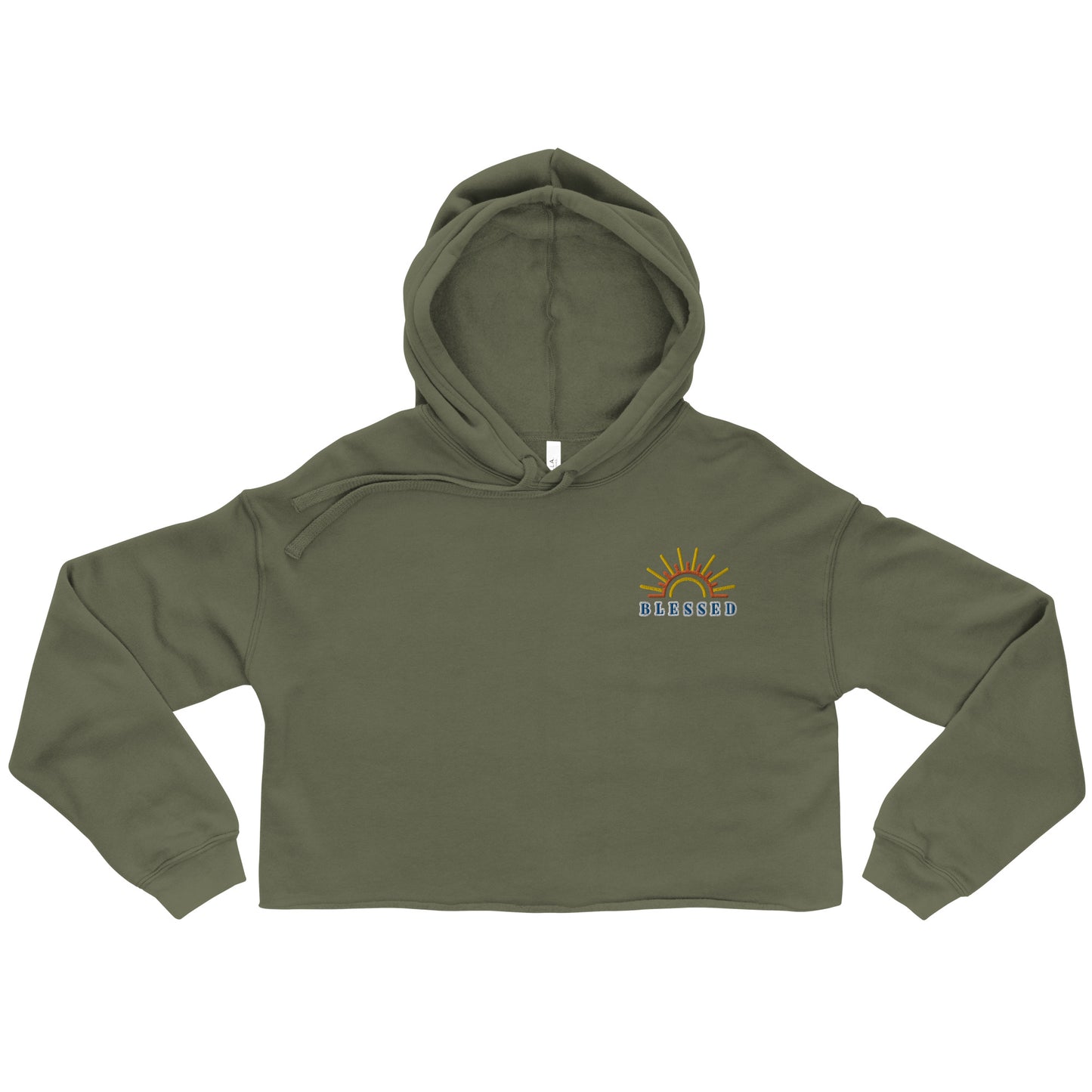 Blessed Crop Hoodie