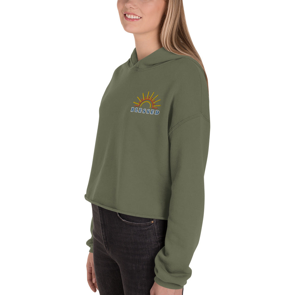 Blessed Crop Hoodie