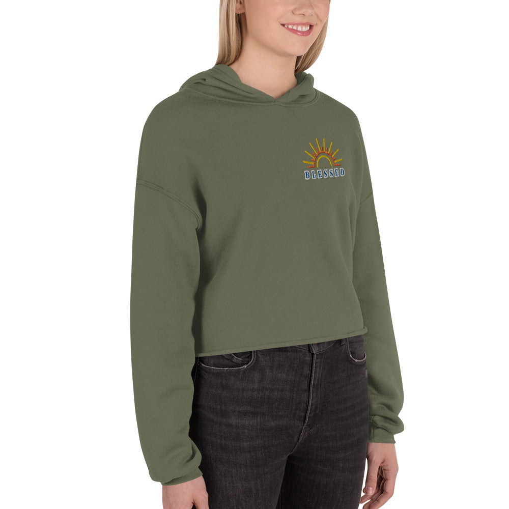 Blessed Crop Hoodie