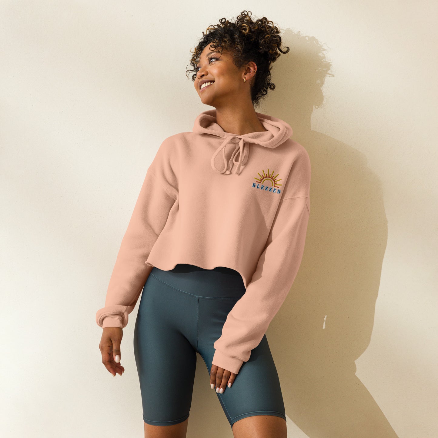 Blessed Crop Hoodie