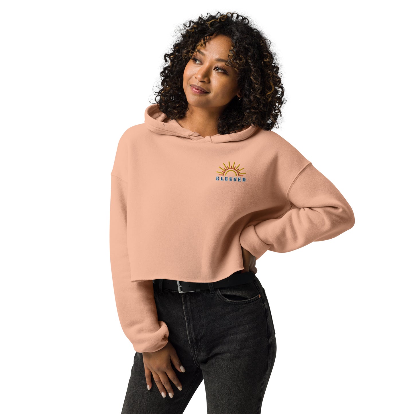 Blessed Crop Hoodie