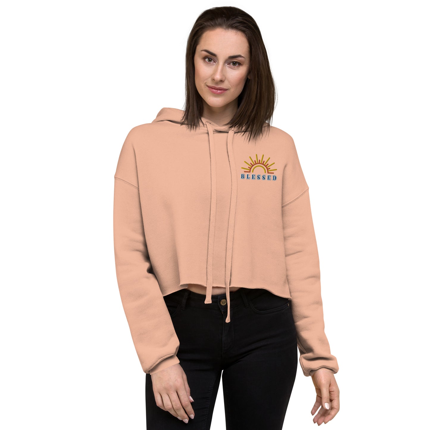 Blessed Crop Hoodie