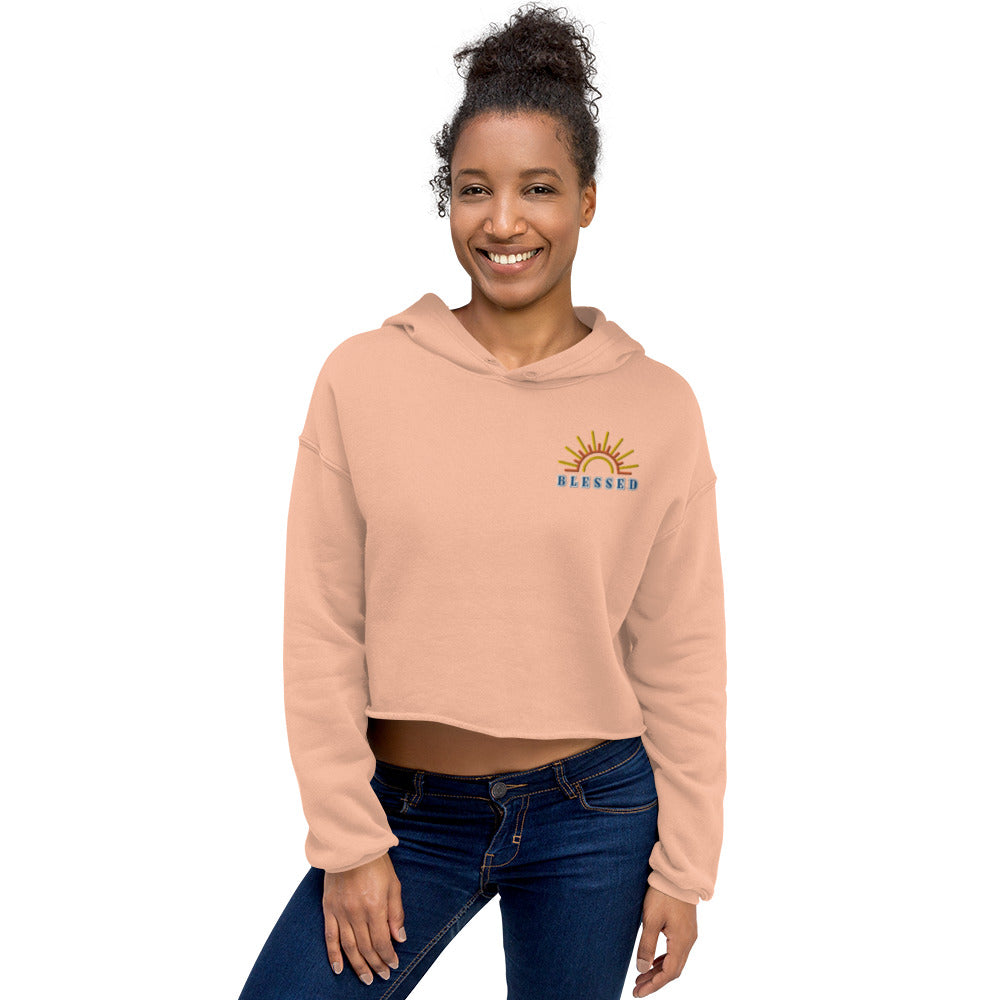 Blessed Crop Hoodie