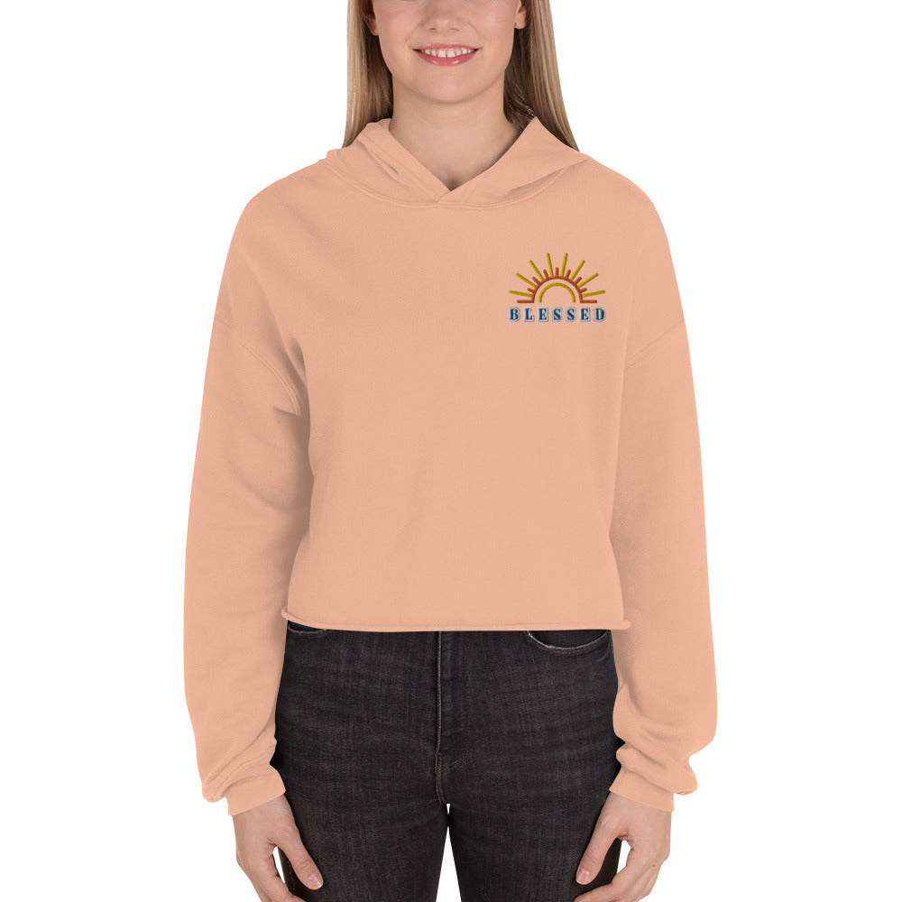 Blessed Crop Hoodie