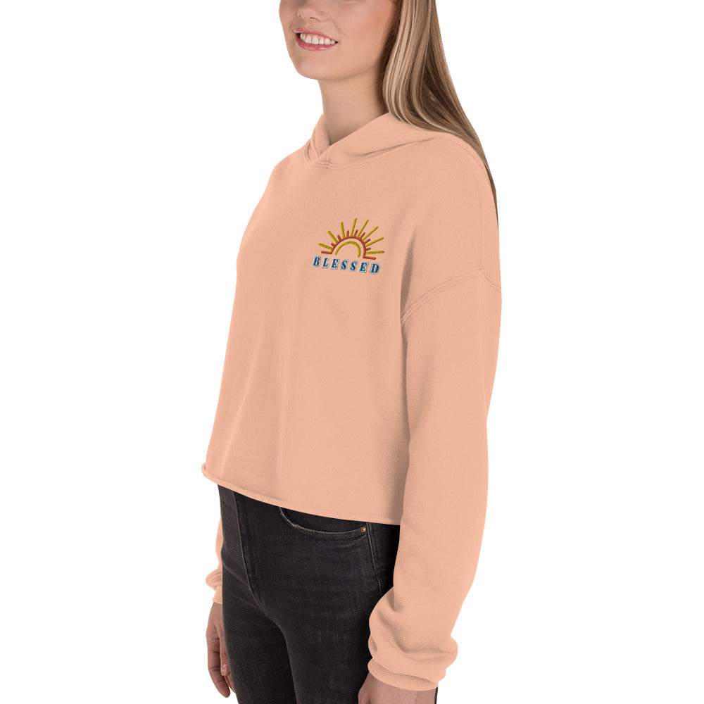 Blessed Crop Hoodie