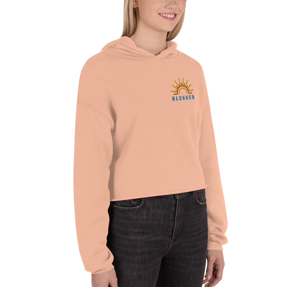Blessed Crop Hoodie