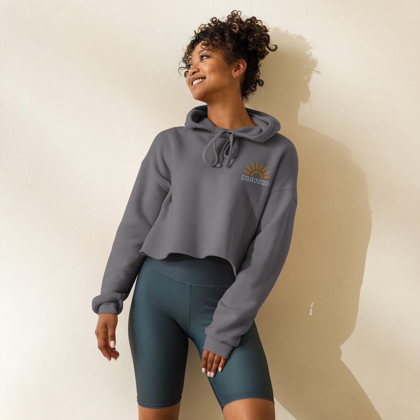 Blessed Crop Hoodie