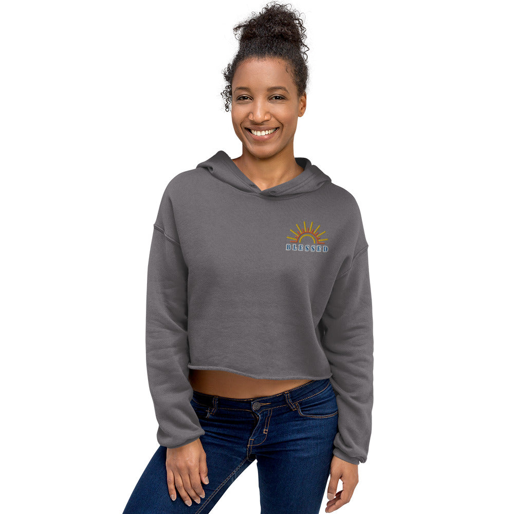 Blessed Crop Hoodie