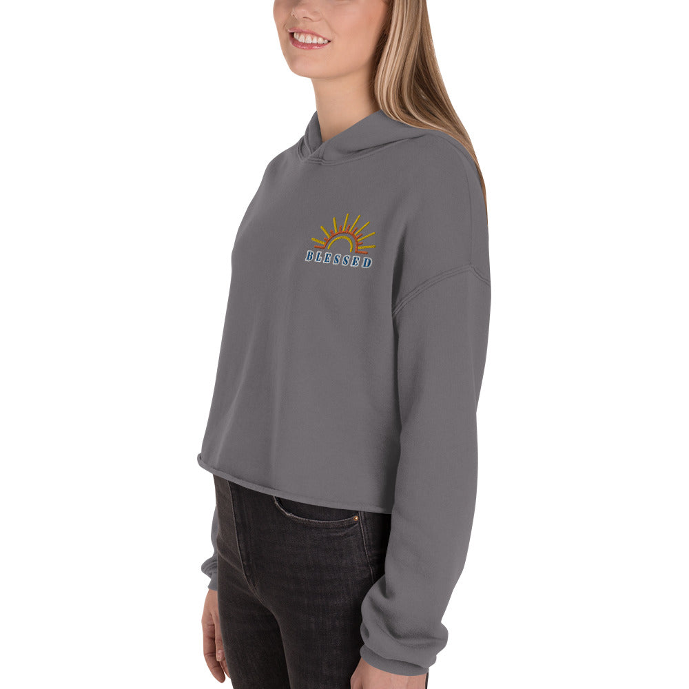 Blessed Crop Hoodie