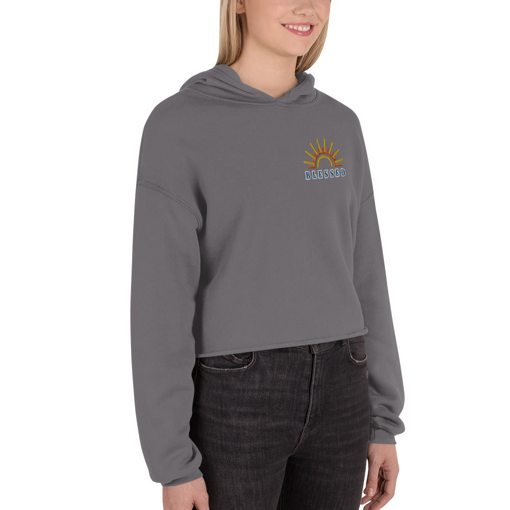 Blessed Crop Hoodie